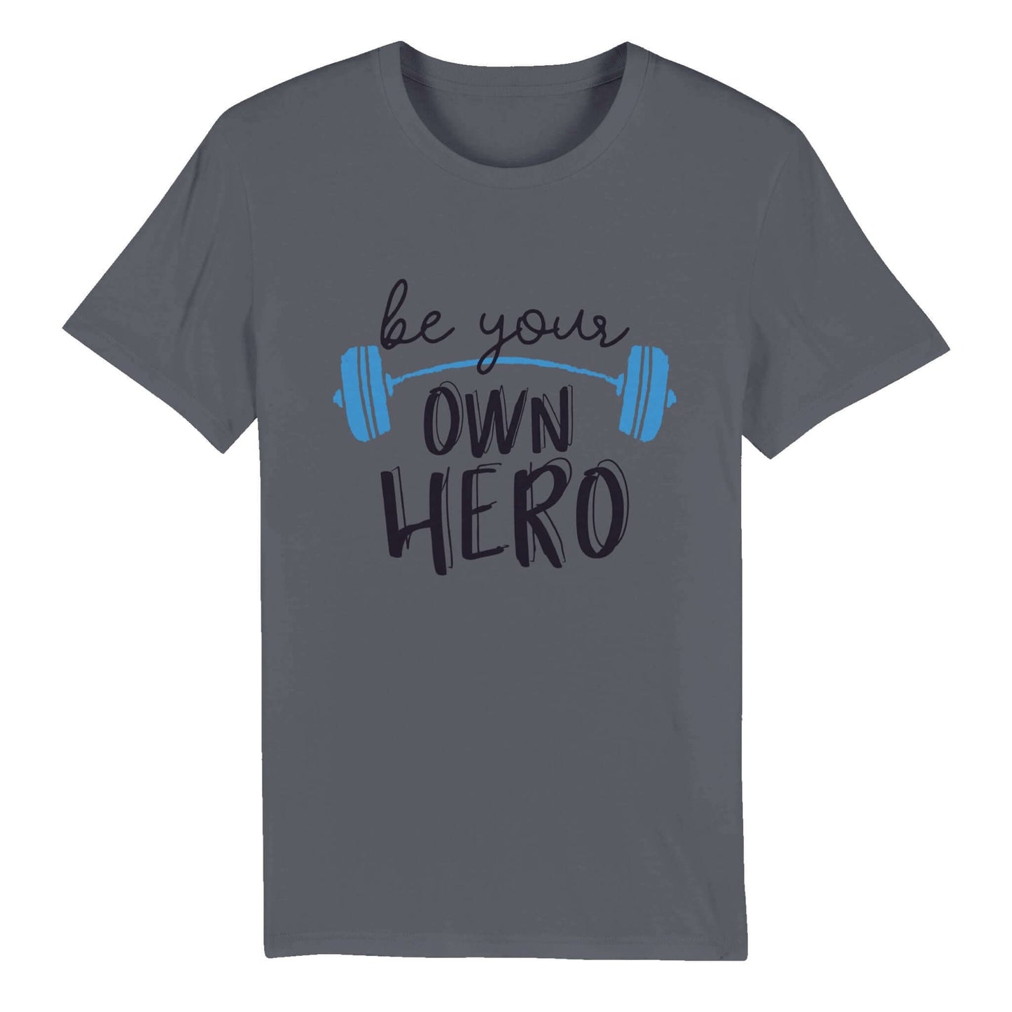Organic Unisex Crewneck T-shirt "Be your Own Hero" - Just Baskets