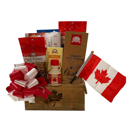 Tastes From Canada Gift Basket - Welcome them to Canada!