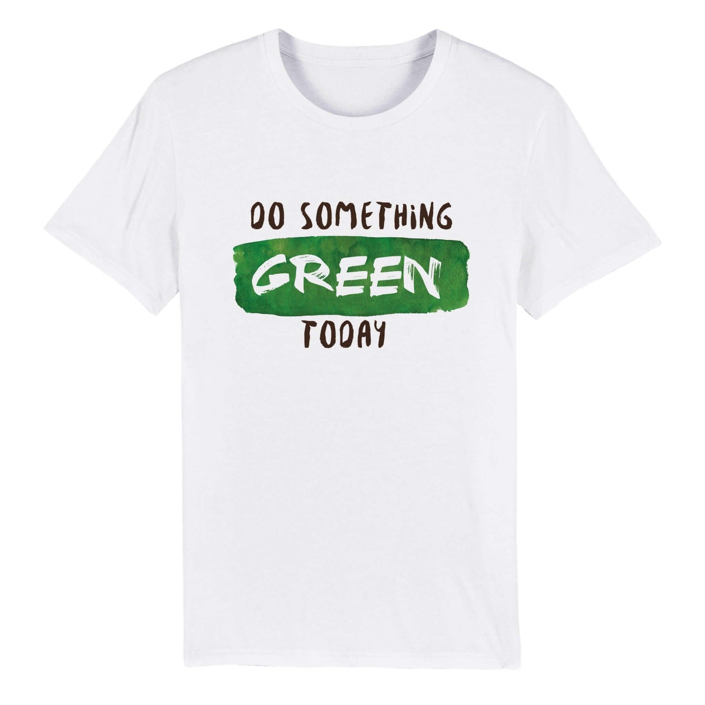 Unisex Crewneck T-shirt "Do Something Green" - Just Baskets