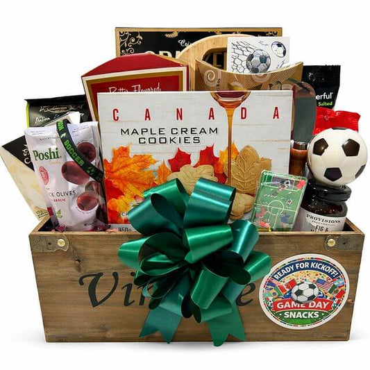 International Soccer Celebration Gift Basket