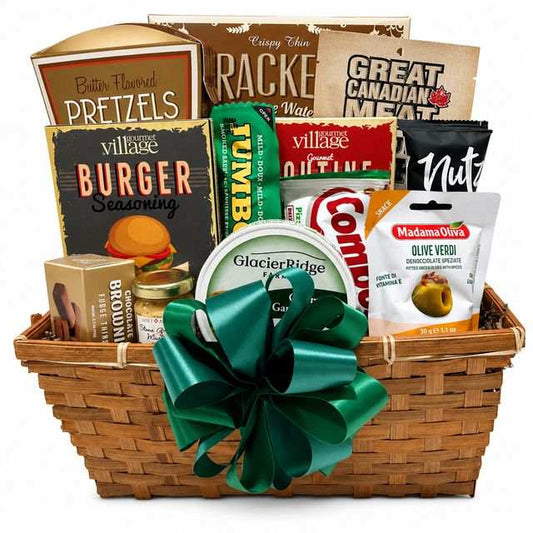 Men's BBQ & Snacks Gift Basket