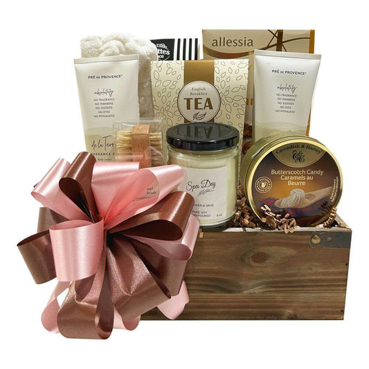 Pure Serenity Scentless Spa Gift basket