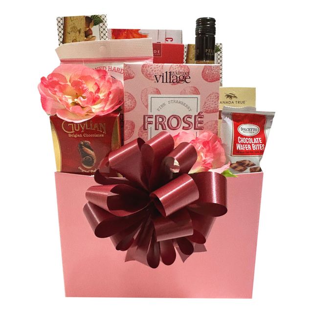 Strawberry Wine Frose Gift Basket
