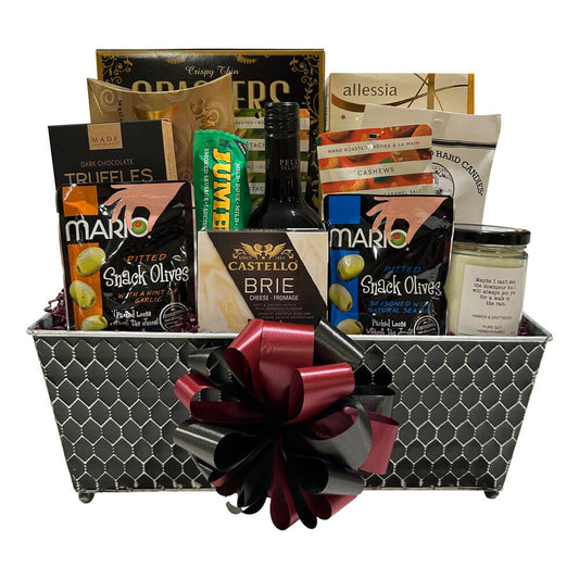 Sympathy Wine Gift Basket