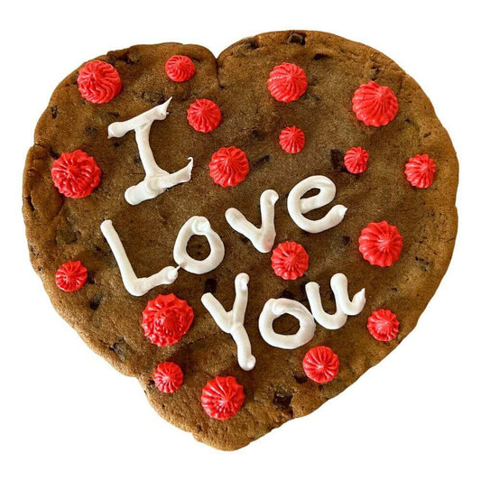 Giant Cookie "I Love You" Freshly Baked and delivered promptly!