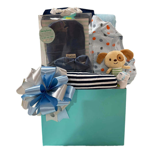 All For Baby Boy Gift Basket - Send all your love to this new boy!