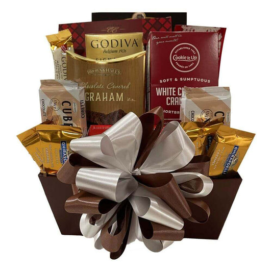 Chocolatey Goodness Gift Basket for the chocolate lover!