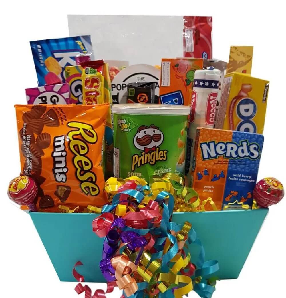 The Classic Candy Bouquet is wonderful for kids or Kids-at-heart!