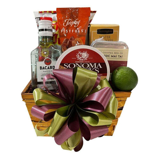 The Classic Mai Tai Gift Basket - A unique cocktail kit for everyone!