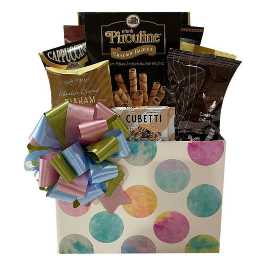 Coffee Tea and Coockies Gift Basket - Perfect for the afternoon Snack!