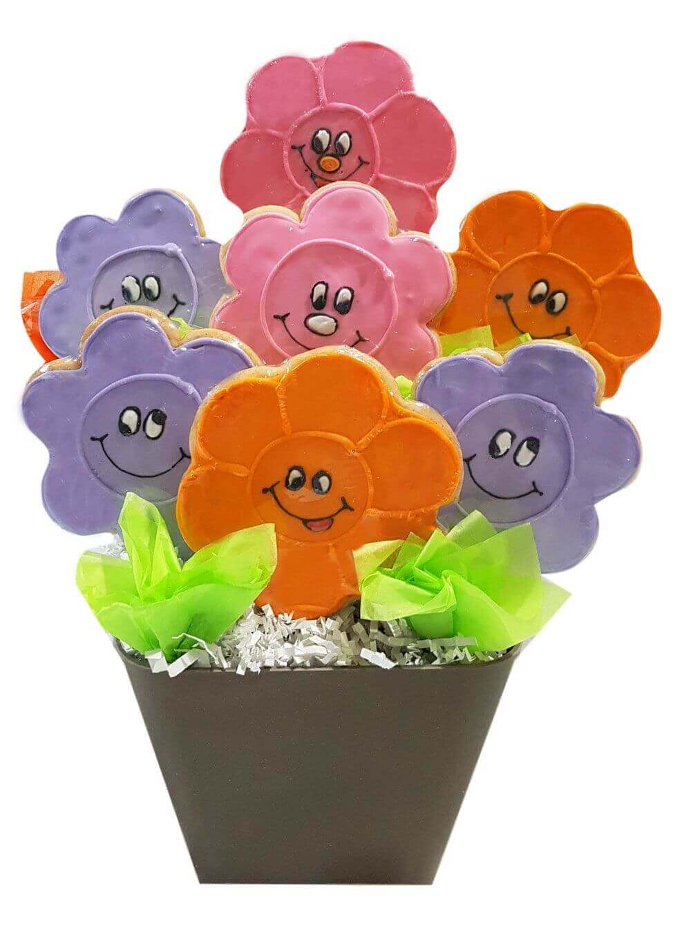 The Crazy Daisies Cookie Bouquet - Put a smile on anyone's face!