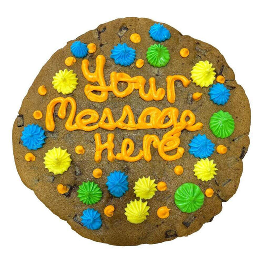 Giant Custom Chocolate Chunk Cookie - Great gift for the cookie lover!