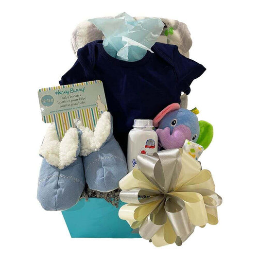 It's A Boy Gift Basket - Filled with useful items for Baby Boy!