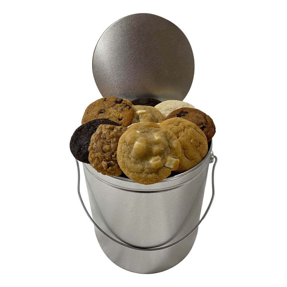 Large Cookie Pail with 36 fresh and delicious cookies, so yummy!
