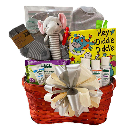 Oh Baby Neutral Gift Basket - To suit Baby needs for the first weeks!