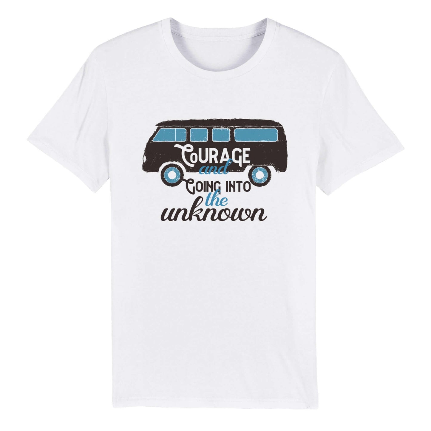 Organic Unisex Crewneck T-shirt "Courage" - Just Baskets