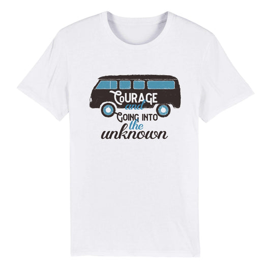 Organic Unisex Crewneck T-shirt "Courage" - Just Baskets