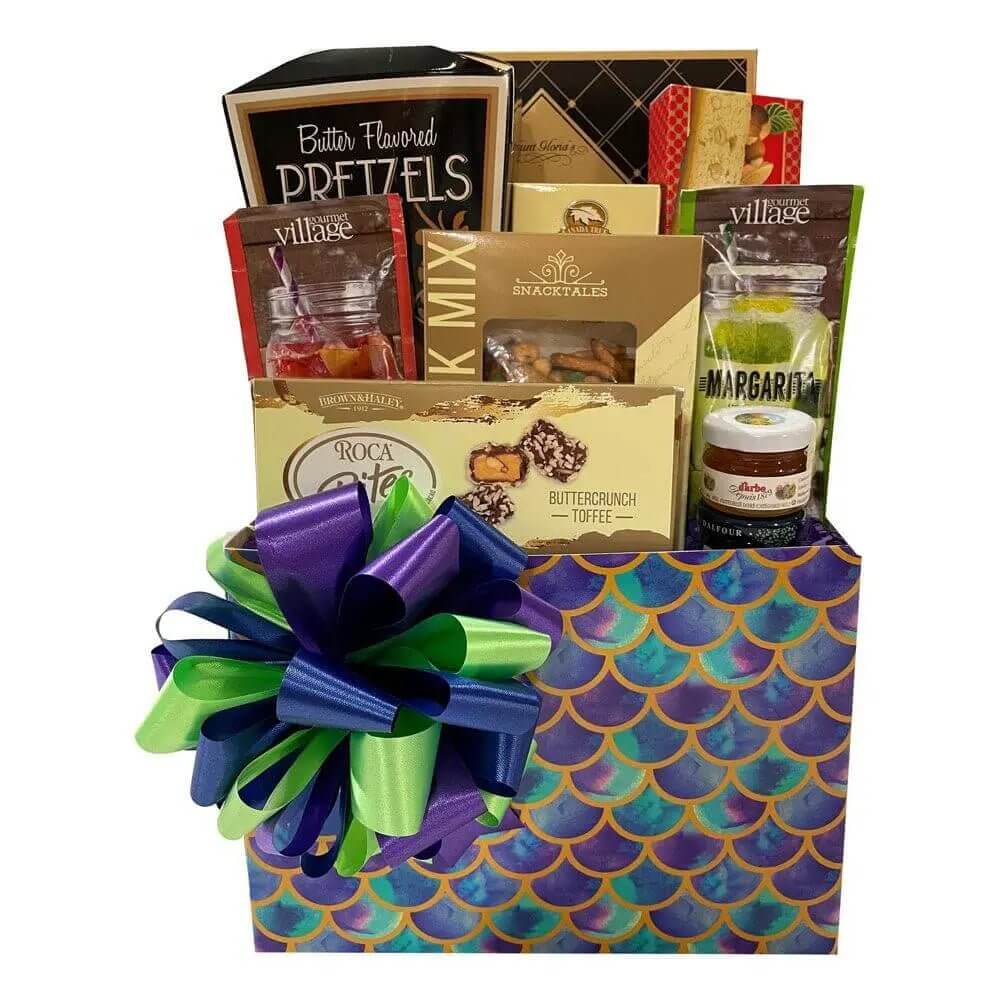 Privileged Gift Basket - Timeless look with delicious treats!