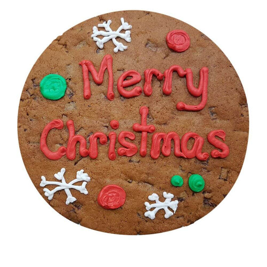 GIANT MERRY CHRISTMAS COOKIE