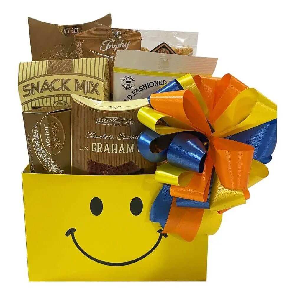 Sending You Smiles Gift Basket - For those who need a laugh!