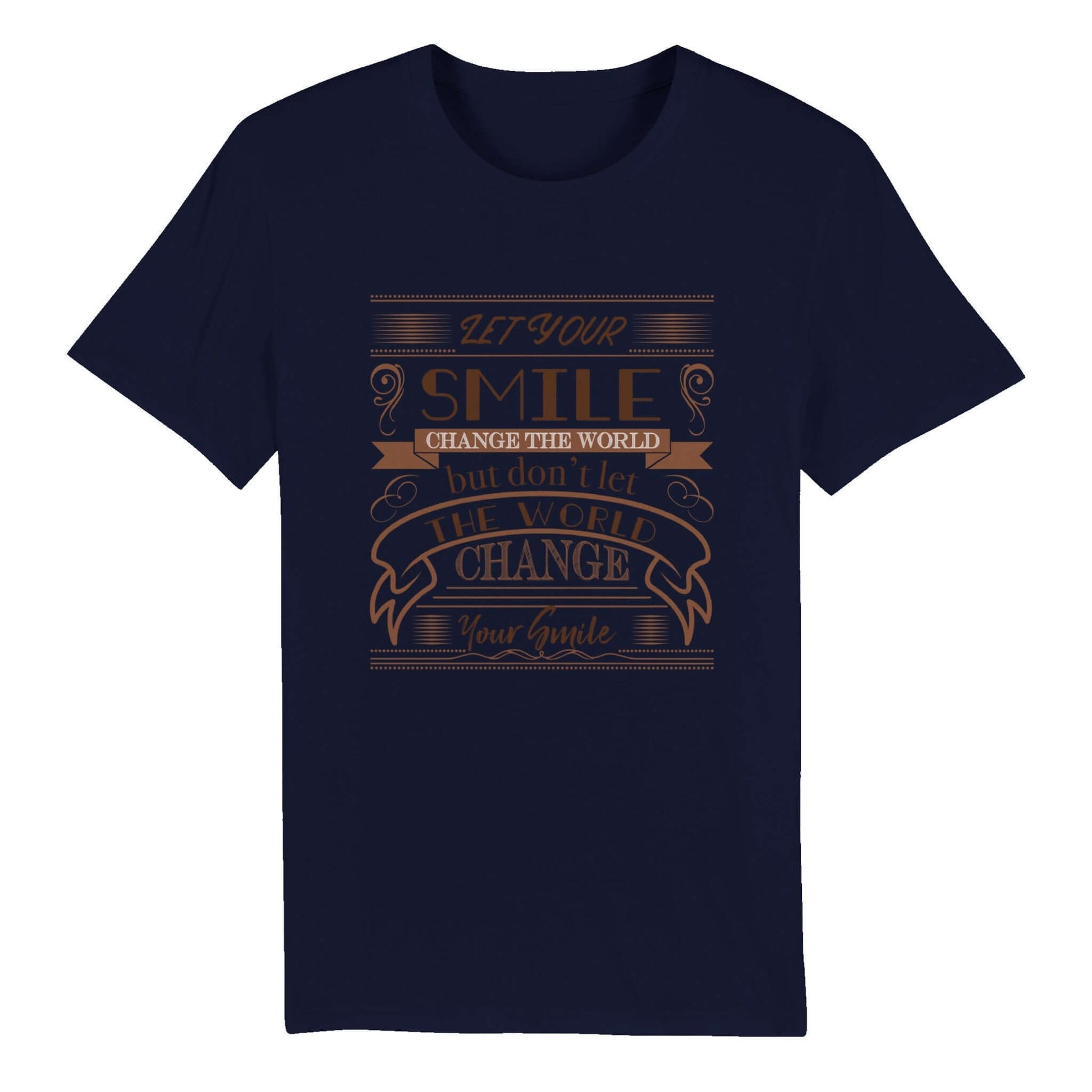 Unisex Crewneck T-shirt "Smile" - Just Baskets